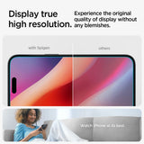 SZKŁO HARTOWANE SPIGEN GLAS.TR ”EZ FIT” 2-PACK IPHONE 15 / 16 CLEAR