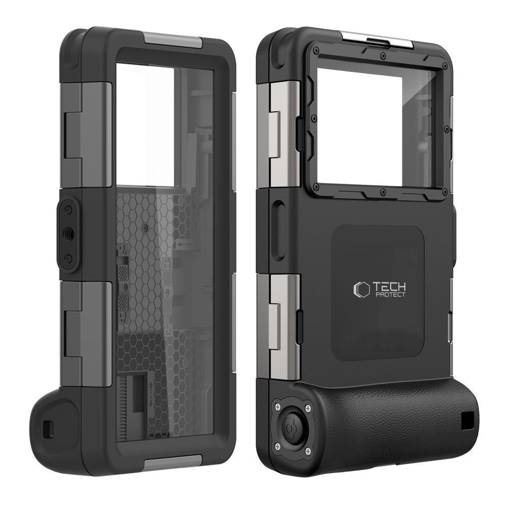 ETUI WODOODPORNE TECH-PROTECT IPX8 UNIVERSAL DIVING WATERPROOF CASE BLACK CZARNE