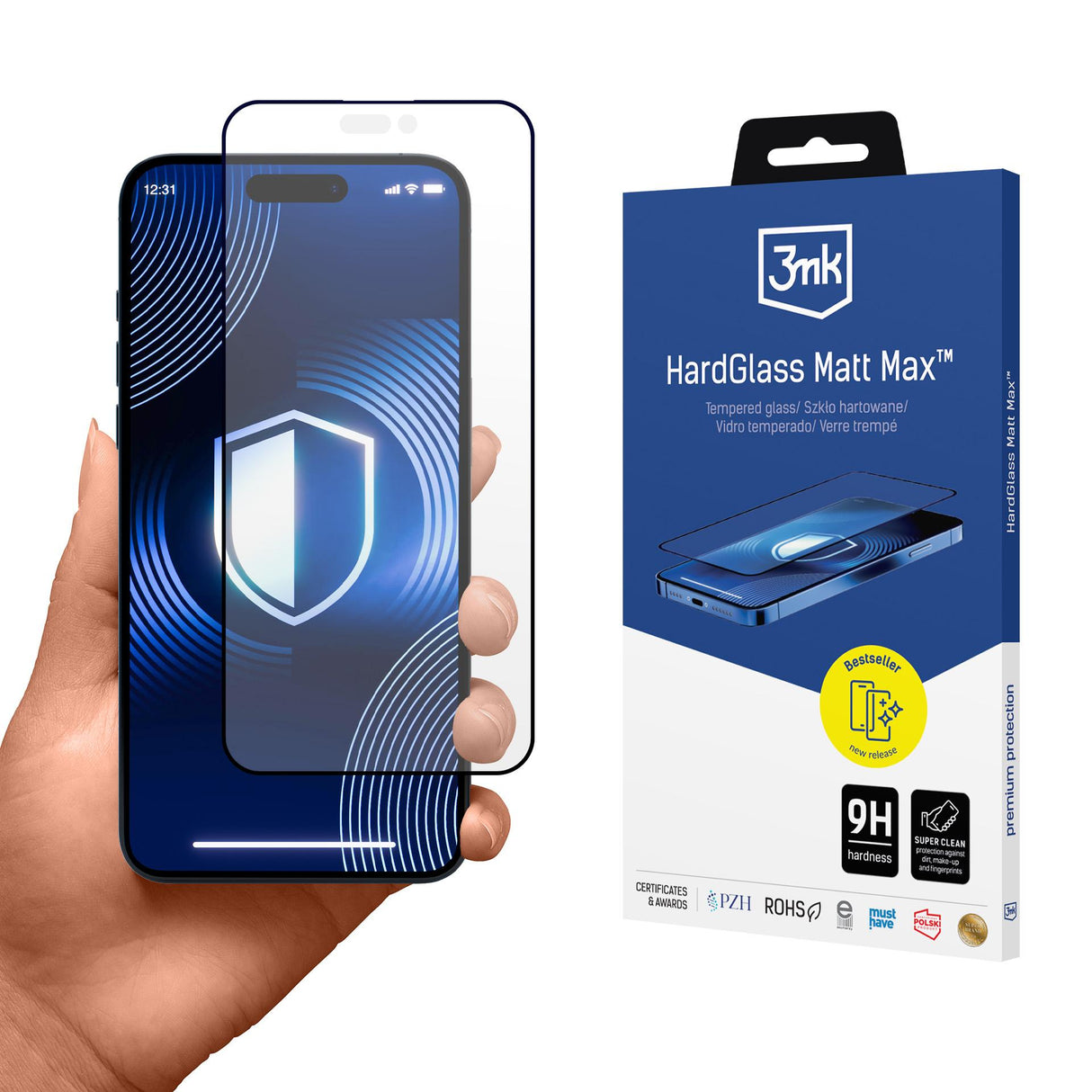 APPLE IPHONE 15 PLUS - 3MK HARDGLASS MATT MAX
