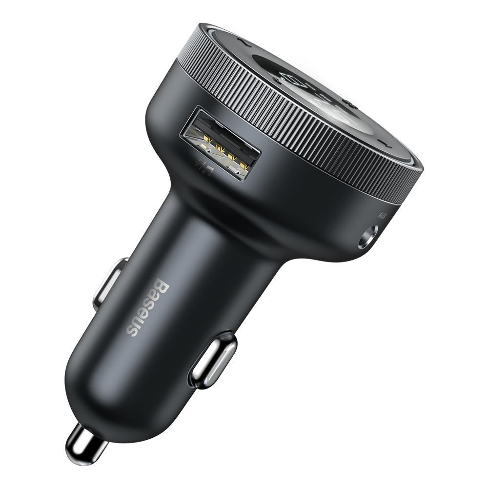 BASEUS TRANSMITER FM ENJOY BLUETOOTH MP3 ŁADOWARKA SAMOCHODOWA CZARNA