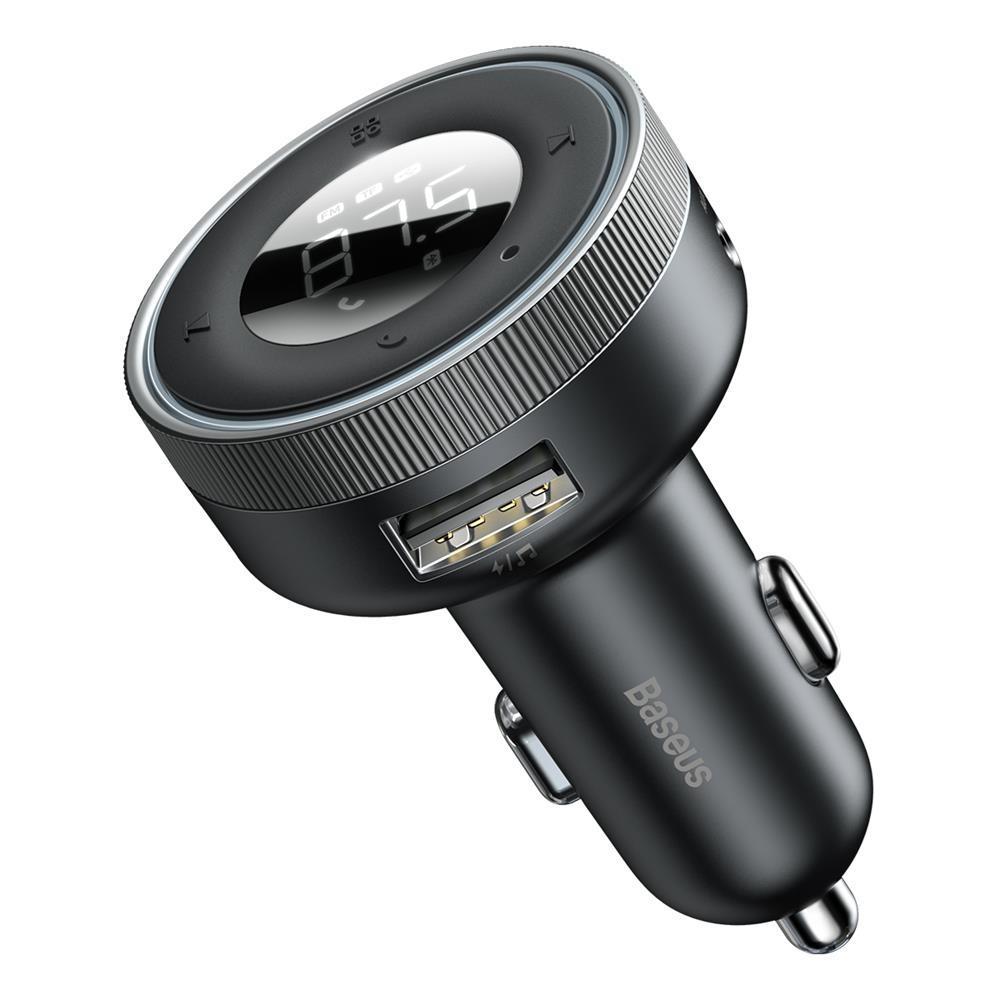 BASEUS TRANSMITER FM ENJOY BLUETOOTH MP3 ŁADOWARKA SAMOCHODOWA CZARNA