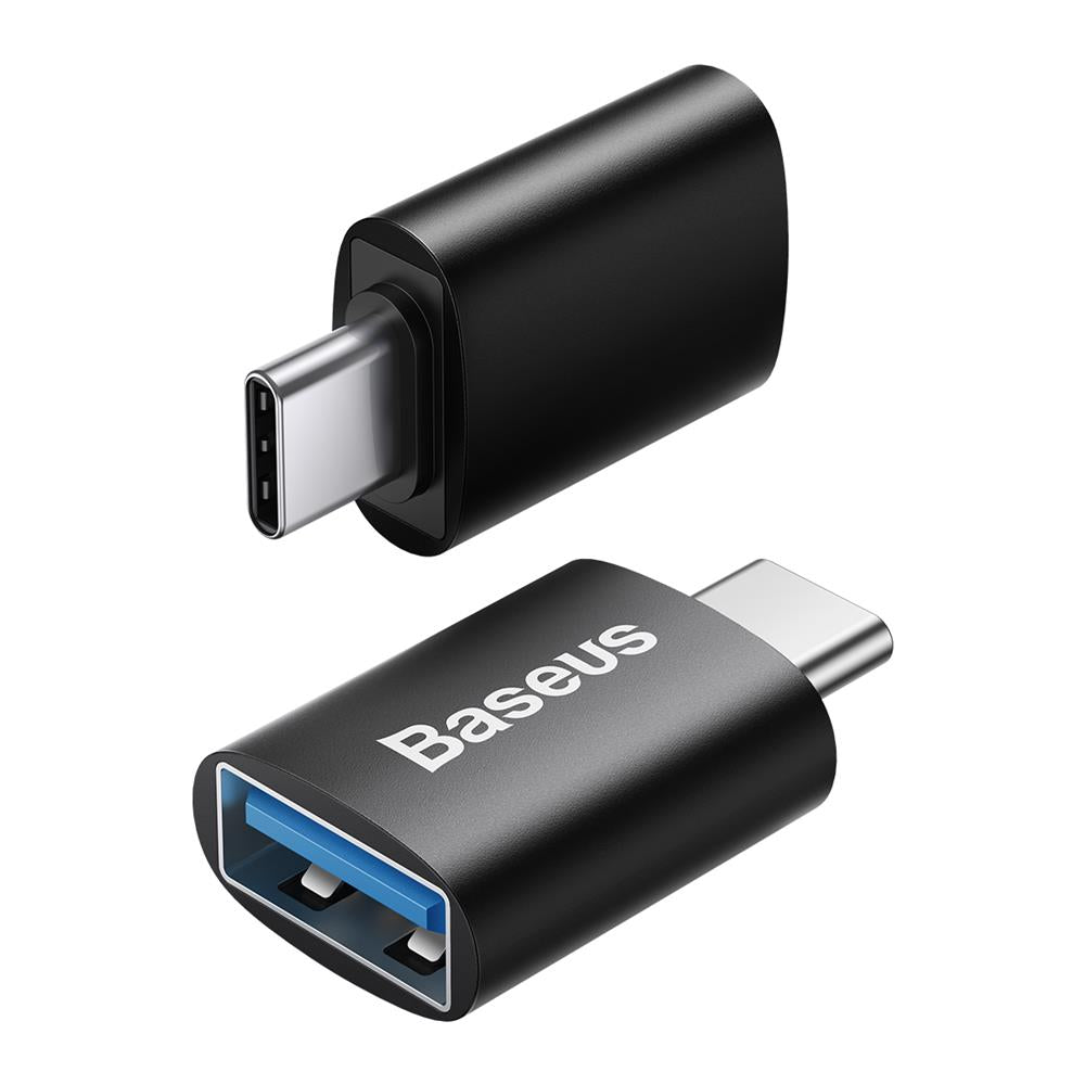 BASEUS ADAPTER INGENUITY USB-C DO USB-A 3.1 CZARNY OTG
