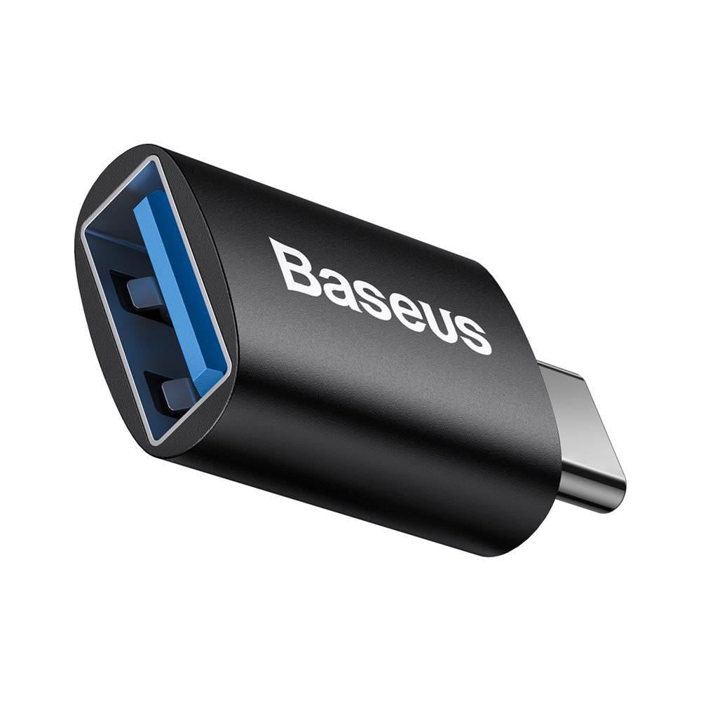 BASEUS ADAPTER INGENUITY USB-C DO USB-A 3.1 CZARNY OTG