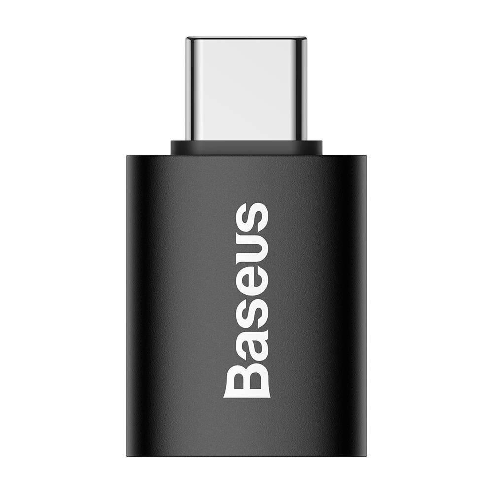 BASEUS ADAPTER INGENUITY USB-C DO USB-A 3.1 CZARNY OTG