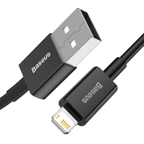 BASEUS KABEL SUPERIOR USB - LIGHTNING 2,0 M 2,4A CZARNY