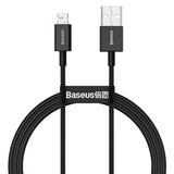 BASEUS KABEL SUPERIOR USB - LIGHTNING 1,0 M 2,4A CZARNY