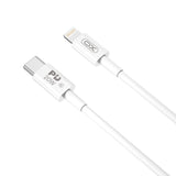 XO KABEL NB-Q189B PD USB-C - LIGHTNING 2,0M 20W BIAŁY