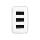 BASEUS ŁADOWARKA SIECIOWA COMPACT 3 X USB BIAŁA 17W