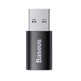 BASEUS ADAPTER INGENUITY USB-A 3.1 DO USB-C CZARNY OTG