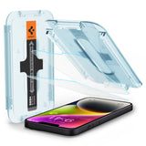 SZKŁO HARTOWANE SPIGEN GLAS.TR ”EZ FIT” 2-PACK IPHONE 13 / 13 PRO / 14 / 16E CLEAR