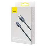 BASEUS KABEL CRYSTAL SHINE USB - LIGHTNING 1,2 M 2,4A CZARNY