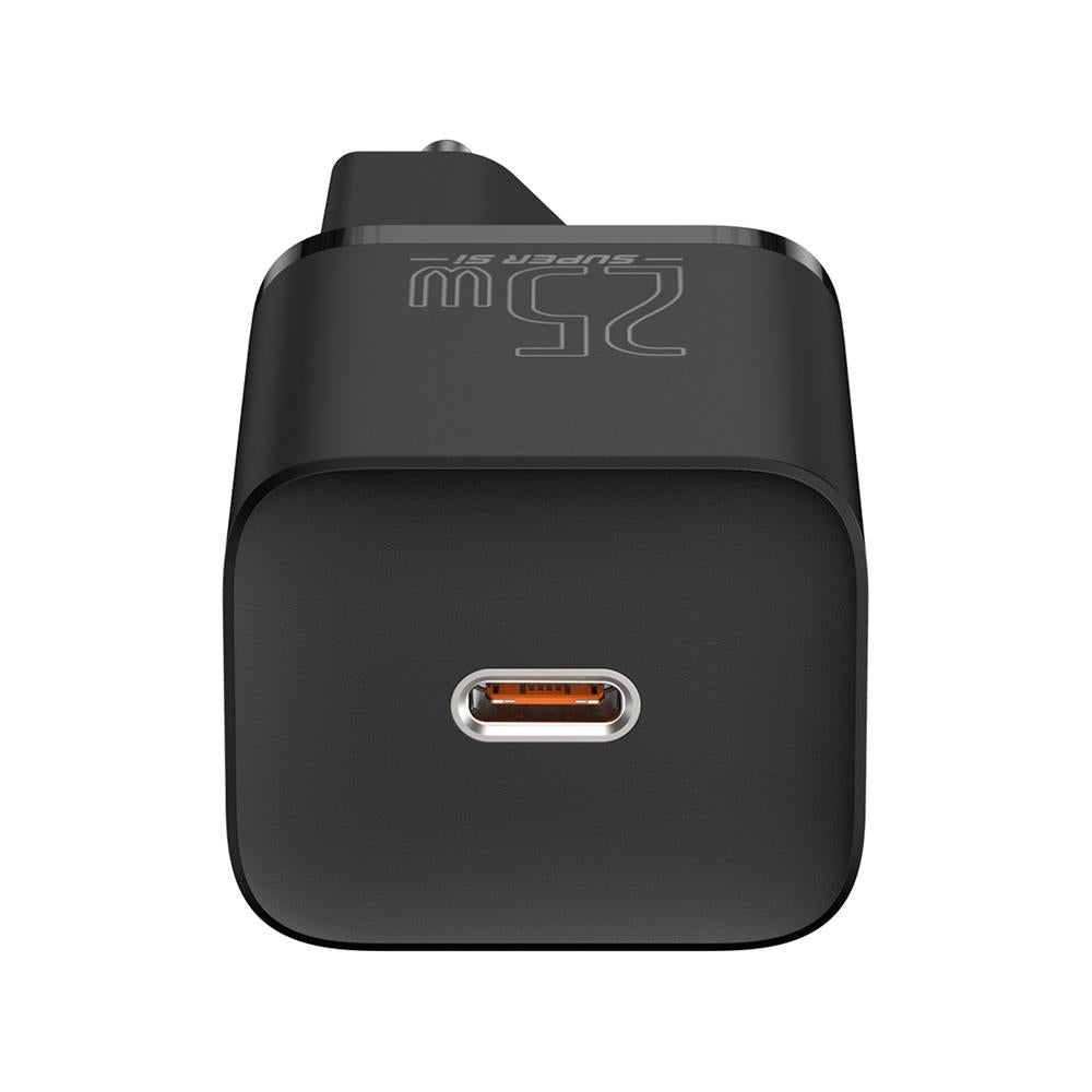 BASEUS ŁADOWARKA SIECIOWA SUPER SI PD 25W 1X USB-C CZARNA