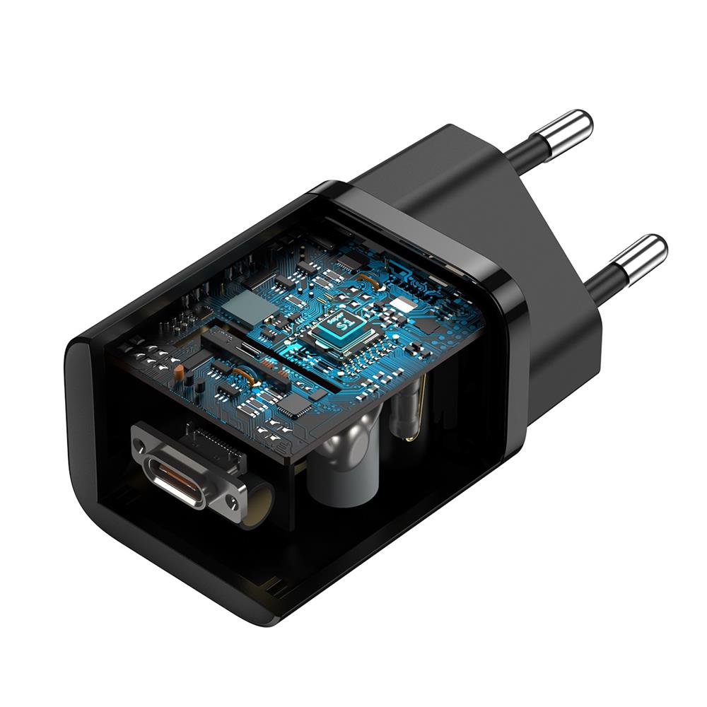 BASEUS ŁADOWARKA SIECIOWA SUPER SI PD 25W 1X USB-C CZARNA