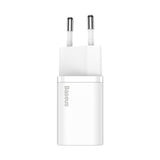 BASEUS ŁADOWARKA SIECIOWA SUPER SI PD 25W 1X USB-C BIAŁA
