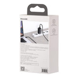 BASEUS ŁADOWARKA SIECIOWA GAN2 LITE PD 65W 1X USB-C 1X USB CZARNA