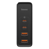 BASEUS ŁADOWARKA SIECIOWA GAN2 PRO PD 100W 2X USB-C 2X USB CZARNA