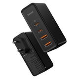 BASEUS ŁADOWARKA SIECIOWA GAN2 PRO PD 100W 2X USB-C 2X USB CZARNA