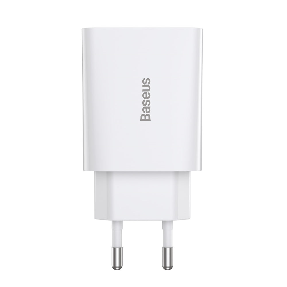 BASEUS ŁADOWARKA SIECIOWA SPEED MINI PD 20W 1X USB-C BIAŁA