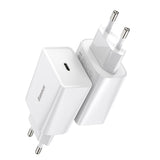 BASEUS ŁADOWARKA SIECIOWA SPEED MINI PD 20W 1X USB-C BIAŁA