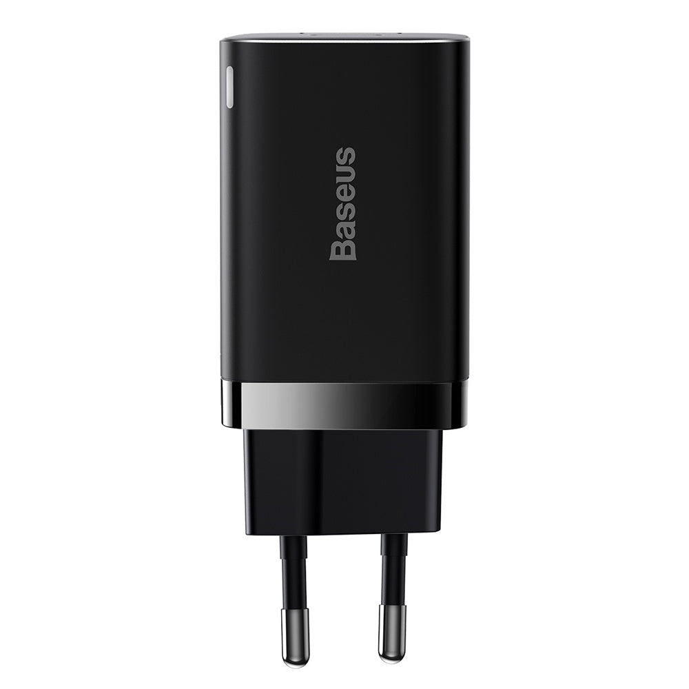 BASEUS ŁADOWARKA SIECIOWA SUPER SI PD 30W 1X USB-C 1X USB CZARNA