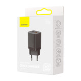 BASEUS ŁADOWARKA SIECIOWA SUPER SI PD 30W 1X USB-C 1X USB CZARNA
