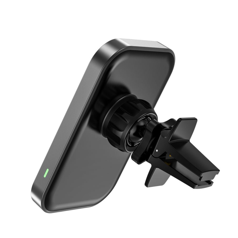 UCHWYT SAMOCHODOWY DO KRATKI Z ŁADOWANIEM INDUKCYJNYM TECH-PROTECT CW19 MAGNETIC MAGSAFE  WIRELESS CHARGER 15W CZARNY