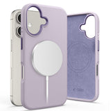 ETUI TECH-PROTECT SILICONE PURE MAGSAFE IPHONE 16 FIOLETOWY