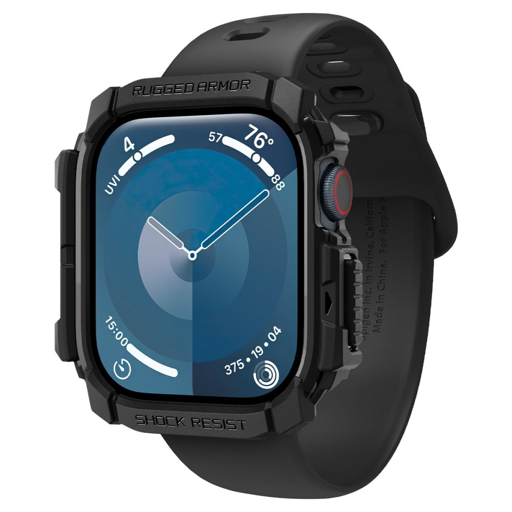 PASEK NAKŁADKA SPIGEN RUGGED ARMOR APPLE WATCH 10 (42 MM) CZARNY