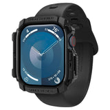 PASEK NAKŁADKA SPIGEN RUGGED ARMOR APPLE WATCH 10 (42 MM) CZARNY