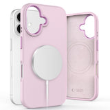 ETUI TECH-PROTECT SILICONE PURE MAGSAFE IPHONE 16 RÓŻOWE