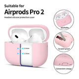 ETUI NA SŁUCHAWKI TECH-PROTECT SILICONE APPLE AIRPODS PRO 1 / 2 RÓŻOWE