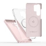 ETUI TECH-PROTECT LIQUID SILICONE MAGSAFE SAMSUNG GALAXY S25 ULTRA RÓŻOWE