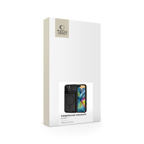 ETUI Z POWERBANKIEM TECH-PROTECT POWERCASE MAGSAFE 7000MAH IPHONE 16 PRO CZARNE