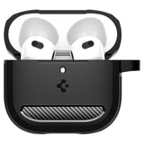 ETUI NA SŁUCHAWKI SPIGEN RUGGED ARMOR APPLE AIRPODS 4 CZARNE