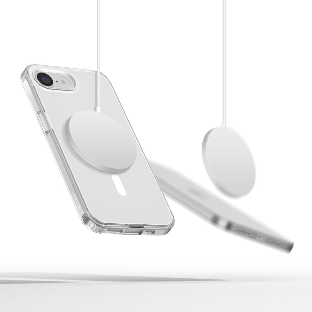 ETUI TECH-PROTECT FLEXAIR HYBRID MAGSAFE IPHONE 16E CLEAR TRANSPARETNE