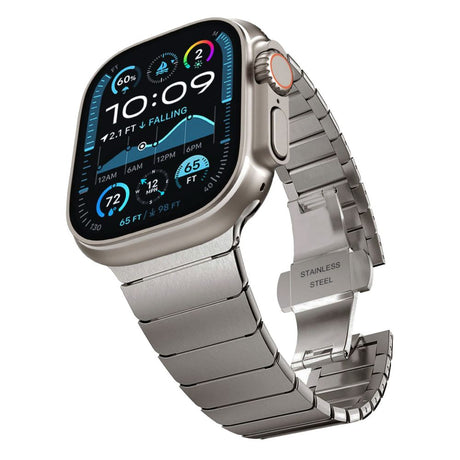 TECH-PROTECT LINKBAND APPLE WATCH 6 / 7 / 8 / 9 / 10 / SE / ULTRA 1 / 2 (44 / 45 / 46 / 49 MM) TITANIUM TYTANOWY