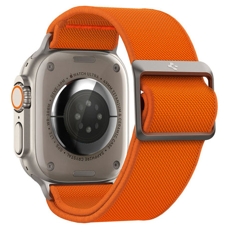 PASEK SPIGEN FIT LITE ULTRA APPLE WATCH 6 / 7 / 8 / 9 / 10 / SE / ULTRA 1 / 2 (44 / 45 / 46 / 49 MM) ORANGE POMARAŃCZOWY