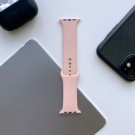 PASEK TECH-PROTECT ICONBAND APPLE WATCH 4 / 5 / 6 / 7 / 8 / 9 / SE (38 / 40 / 41 MM) RÓŻOWY