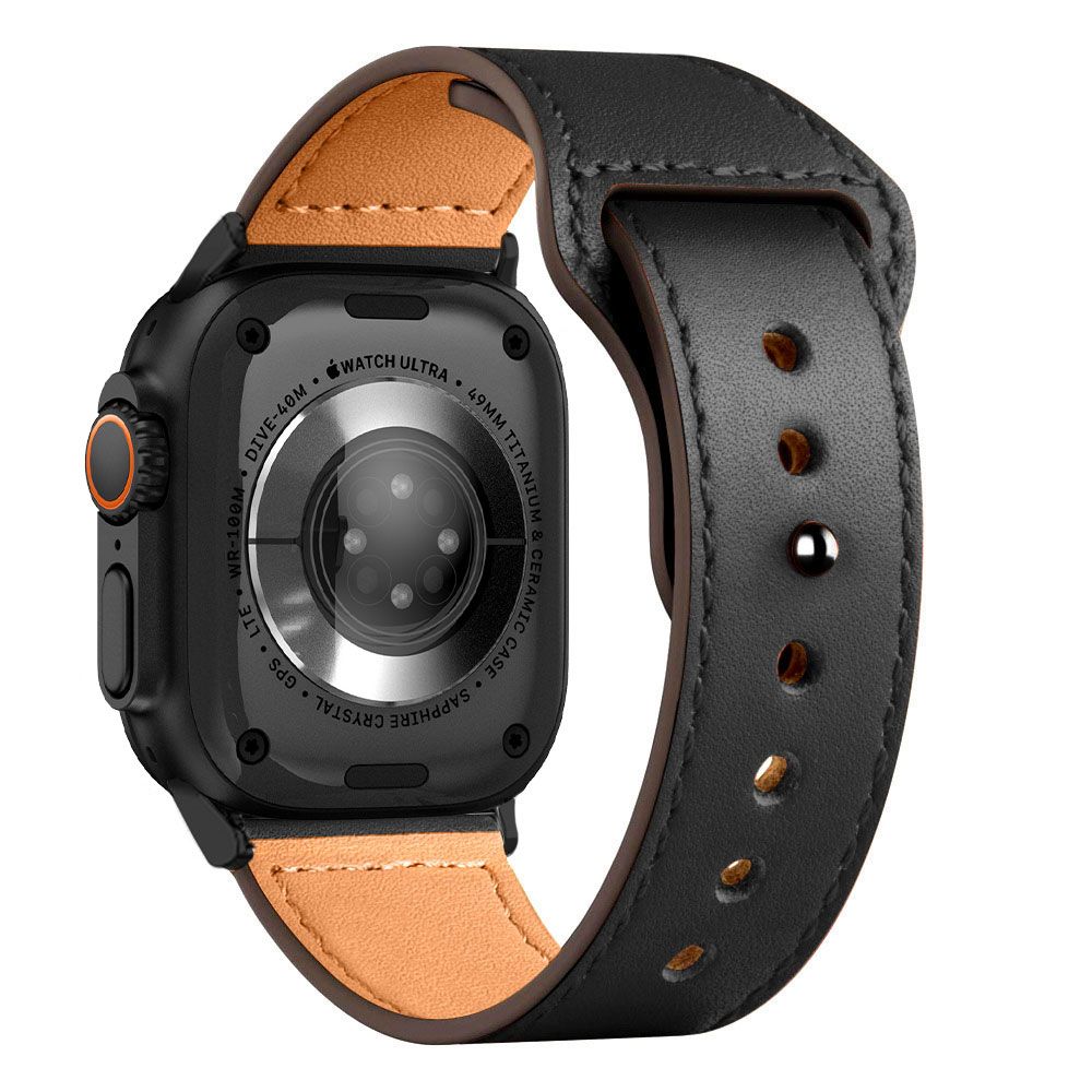 PASEK TECH-PROTECT NATURALFIT APPLE WATCH 6 / 7 / 8 / 9 / 10 / SE / ULTRA 1 / 2 (44 / 45 / 46 / 49 MM) BLACK CZARNY