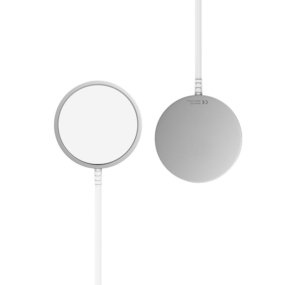 ŁADOWARKA INDUKCYJNA TECH-PROTECT QI15W-A25 MAGNETIC MAGSAFE WIRELESS CHARGER BIAŁA