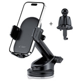 UCHWYT SAMOCHODOWY DO KRATKI, KOKPIT I SZYBĘ TECH-PROTECT V7 UNIVERSAL DASHBOARD & VENT CAR MOUNT CZARNY