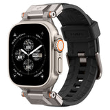 PASEK SPIGEN DURAPRO ARMOR PU APPLE WATCH 6 / 7 / 8 / 9 / 10 / SE / ULTRA 1 / 2 (44 / 45 / 46 / 49 MM) BLACK CZARNY