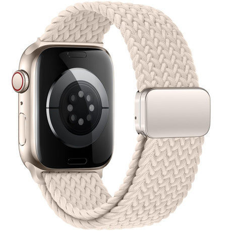 PASEK TECH-PROTECT NYLONMAG APPLE WATCH 6 / 7 / 8 / 9 / 10 / SE / ULTRA 1 / 2 (44 / 45 / 46 / 49 MM) STARLIGHT SREBRNY