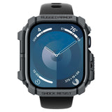ETUI NAKŁADKA SPIGEN RUGGED ARMOR APPLE WATCH 10 (46 MM) DARK GREY SZARE