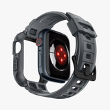 PASEK SPIGEN RUGGED ARMOR ”PRO” APPLE WATCH 4 / 5 / 6 / 7 / 8 / 9 / SE (44 / 45 MM) SZARY