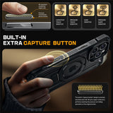 ETUI SUPCASE UB GRIP MAG MAGSAFE IPHONE 16 PRO CZARNE