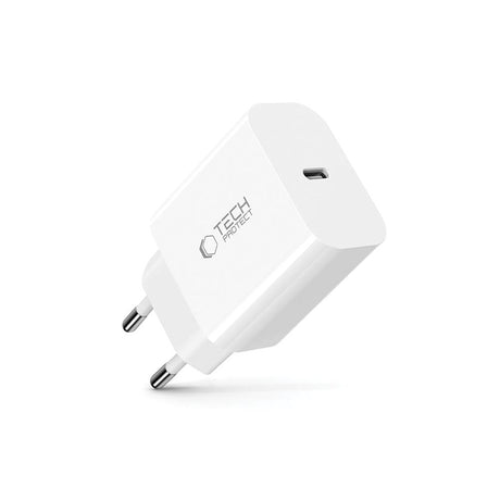 ŁADOWARKA SIECIOWA TECH-PROTECT NC20W 1-PORT NETWORK CHARGER PD20W BIAŁA