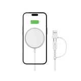 ŁADOWARKA INDUKCYJNA TECH-PROTECT QI15W-A44 MAGNETIC MAGSAFE WIRELESS CHARGER BIAŁA