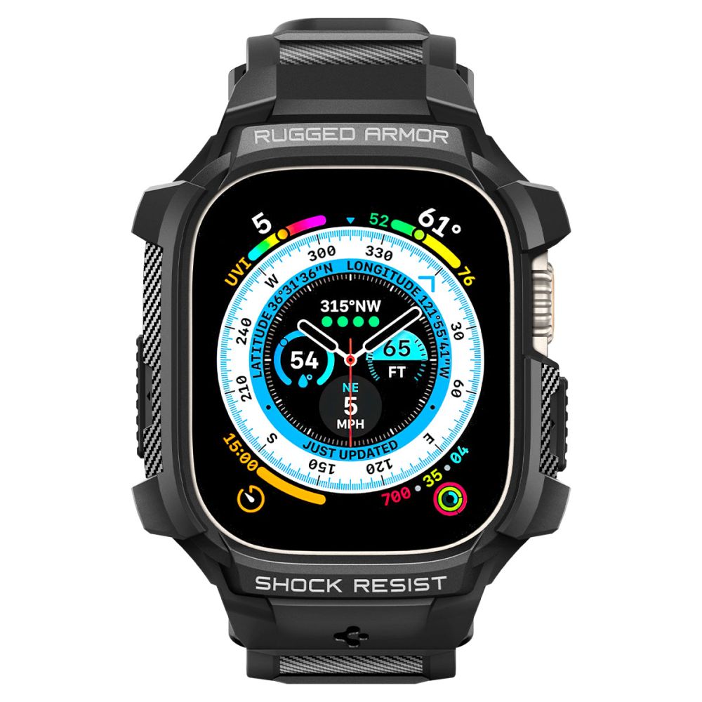 PASEK SPIGEN RUGGED ARMOR ”PRO” APPLE WATCH ULTRA 1 / 2 (49 MM) CZARNY