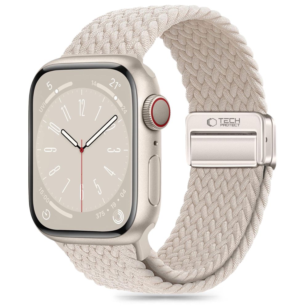 PASEK TECH-PROTECT NYLONMAG APPLE WATCH 6 / 7 / 8 / 9 / 10 / SE (40 / 41 / 42 MM) TYTANOWY